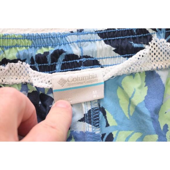 Columbia PFG Swim Trunks Omni-Shade Fishing Shorts Floral 6" INS Mens Sz Medium - Picture 5 of 8